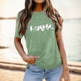thumbnail image 1 of Trendfront Womens Summer Crew Neck Short Sleeve Tops Cute Bird Animal Graphic Pattern Printed Tees Casual Everyday Style T-Shirts, 1 of 4