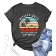 thumbnail image 1 of Trendfront Womens Summer Crew Neck Short Sleeve Tops Hawaiian Coconut Tree Graphic Print Tees Casual Beach Vacation Wear T-Shirts, 1 of 2