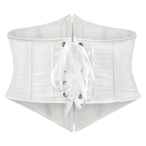 Trendfront Womens Tummy Control Underbust Waist Cincher Corset Belt Front Hook Closure Shaping Belt