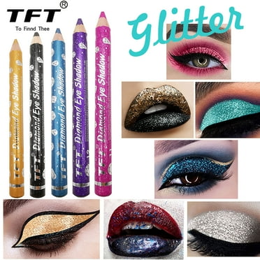 Trending,12 Colors Lying Silkworm Eyeshadow Stick, Pearlescent Sequin Pen Christmas Fun|Lipstick pen,Multicolor,Vsgery
