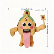 Trending Brainrot 67 Plush 9.8inches Stuffed Animal Six-Seven Meme Character, Soft Pixel Plush for Instagram, TikTok Collectors