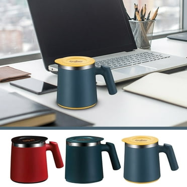 Trending, Insulated Coffee Mug with Handle - Sliding Lid, Vacuum Stainless Steel, Keeps Beverages Hot or Cold, 420ml, Clearance & Promo | Abs, Blue, MIANHT