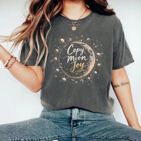 Trending Moon Joy Celestial Crescent Starry Night Astronomy Aesthetic T-shirt