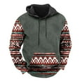 thumbnail image 1 of Trending Otaozi Mens Hoodies Pullover Casaul Long Sleeve Black Hoodie Men Cotton Mens Zip Up Sweatshirt No Hood Big And Tall Mens Tops Casual Trendy Mens Gifts For Birthday, 1 of 3