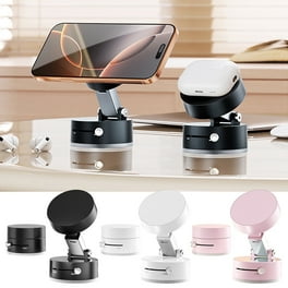 360° Vacuum Suction Magnetic Phone Holder For Car - Adjustable Foldable Dash Mount, Universal Fit