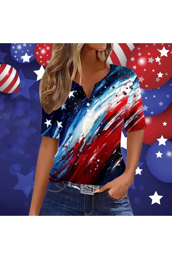 Trending Women's Casual V Neck T Shirts With Unique Patterns For Spring And Summer Versatile For Everyday Wear With Denim Jeans Women Running T Shirt Long Sleeve Tall Shirt Women Summer Sports Women