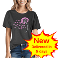 thumbnail image 1 of Pohista Casual Tops for Women T Shirts for Women Summer Blouses for Women Business Casual Casual Tops for Women Short Sleeve order Floral Print Tops for Women, 1 of 4