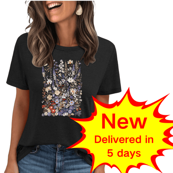 Trending saving Pohista Summer Tops for Women with Sleeves Shirts for Women Dressy Casual Women Blouses Womens Casual Tops Short Sleeve order Floral Print Tops for Women
