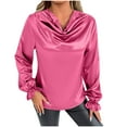 thumbnail image 1 of Pohista Women's Blouses Plus Size Tunic Long Sleeve Tops for Women Plus Womens Tops Dressy items, 1 of 8