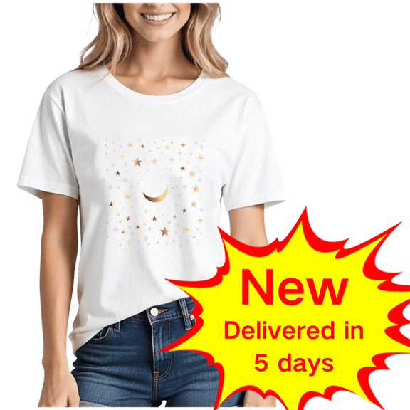 New Arrivals Women's Short Sleeve Tops Round Neck T Shirts Flower Graphic Print Shirt Summer Tee Shirts White Tops Novelty Shirt My Items
