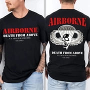 Trenditee 2side-U.S. Army Airborne Paratrooper T-Shirt