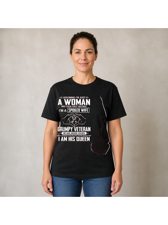 Spoiled Wife of a Grumpy Veteran T-Shirt