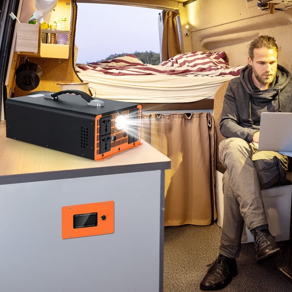 Trendix 3000W Pure Sine Wave Power Inverter | 12V DC to 110V/120V AC Converter with LCD & Remote for RV, Truck, Home & Off-Grid Use