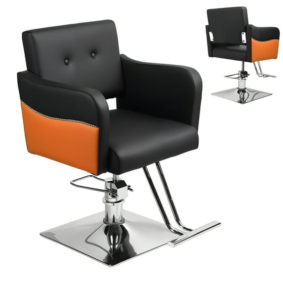 Trendix Barber Chair, 360 Degrees Rolling Swivel Hair Salon Chair, Stylist Chair with Heavy Duty Hydraulic Pump, Beauty Salon Chair, Max Load Weight 330 Lbs