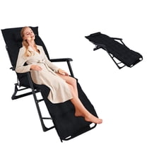 Trendix Folding Lounge Chair with 5-Position Adjustable Backrest, Reclining Chair, 330LB Capacity Portable Sleeping Cot for Camping, Indoor and Outdoor