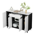 thumbnail image 1 of Trendix Kitchen Buffet Sideboard with 4 Doors and 2 Drawers, Storage Cabinet for Living Room, Coffee Bar, Dining Room, 1 of 5