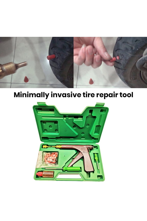 Tire Repair Kit Universal Tire Repair Tools  for car Motorcycle, Truck, ARB，ATV, Tractor, RV, SUV, Trailer, to Fix Punctures and Plug Flats Patch