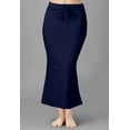 thumbnail image 1 of Trendmalls Lycra Spendex Saree Shapewear Petticoat for Women-P01-Navy Blue, 1 of 6