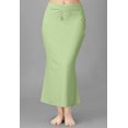 thumbnail image 1 of Trendmalls Lycra Spendex Saree Shapewear Petticoat for Women-P01-Pale Green, 1 of 6