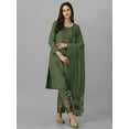thumbnail image 1 of Trendmalls Women's Wear Cotton Silk Fabric Regular Wear Embroidered Straight Kurta Pant Suit set, 1 of 7