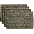 thumbnail image 1 of Trends Collection Two Tone 100% Cotton Woven 13" x 19" Placemat Chocolate 4 Pack, 1 of 2