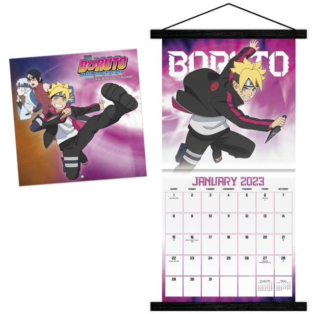 Trends International 2023 Boruto Naruto Next Generations Wall Calendar
