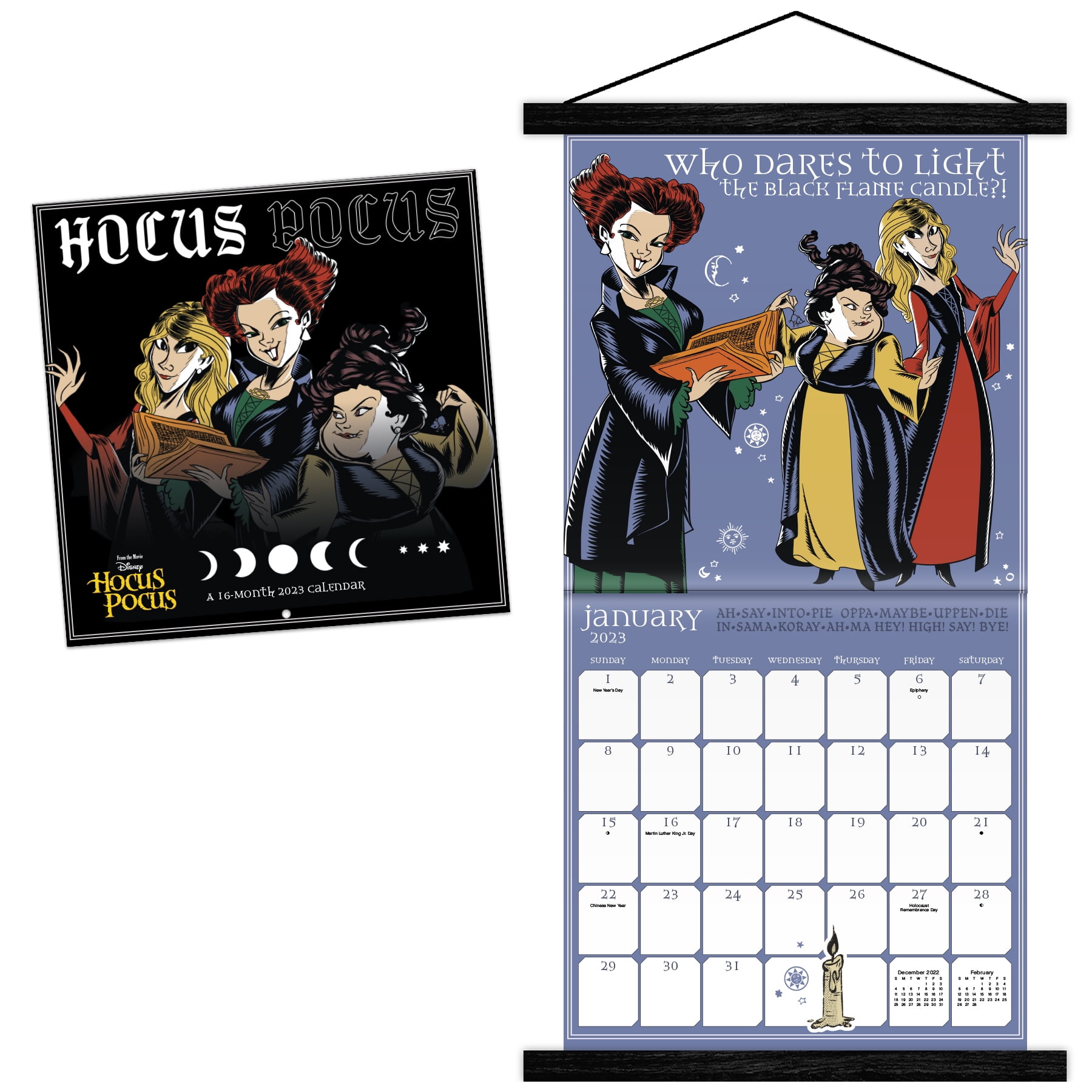 Hocus Pocus 2024 Calendar Printable Free Brit Marney