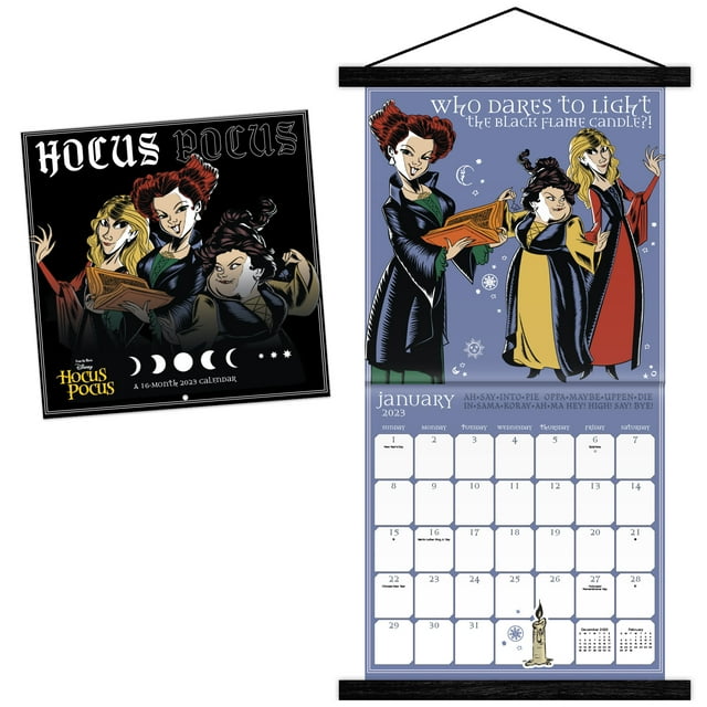 Trends International 2023 Disney Hocus Pocus Wall Calendar &