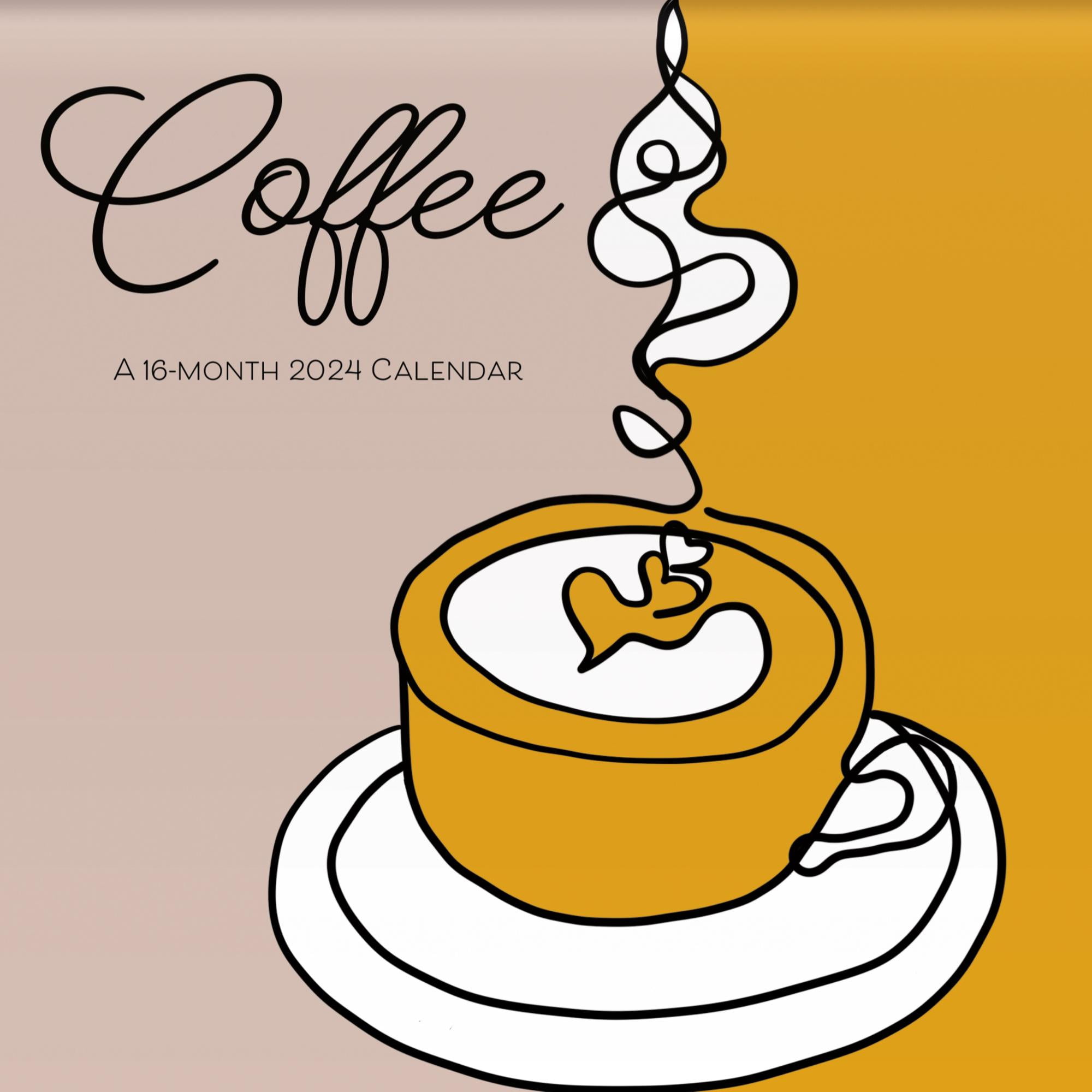 Trends International 2024 Coffee Wall Calendar