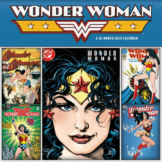 Trends International 2024 DC Comics Wonder Woman Wall Calendar