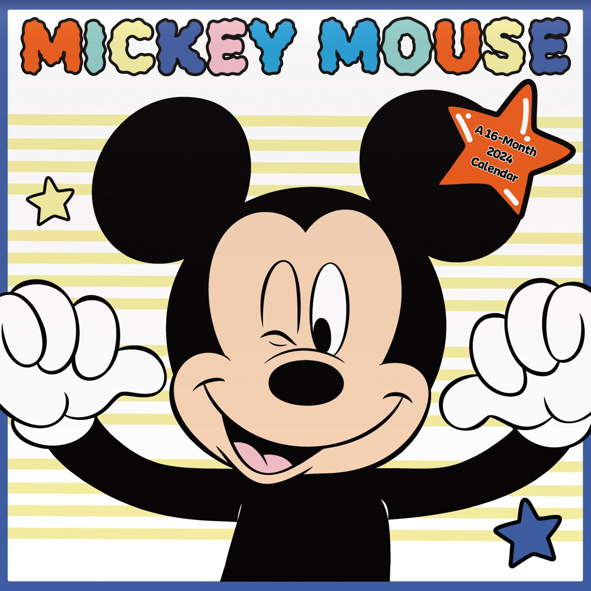Trends International 2024 Disney Mickey Mouse Mini Wall Calendar