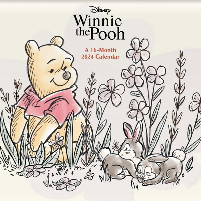 Trends International 2024 Disney Winnie The Pooh Wall Calendar