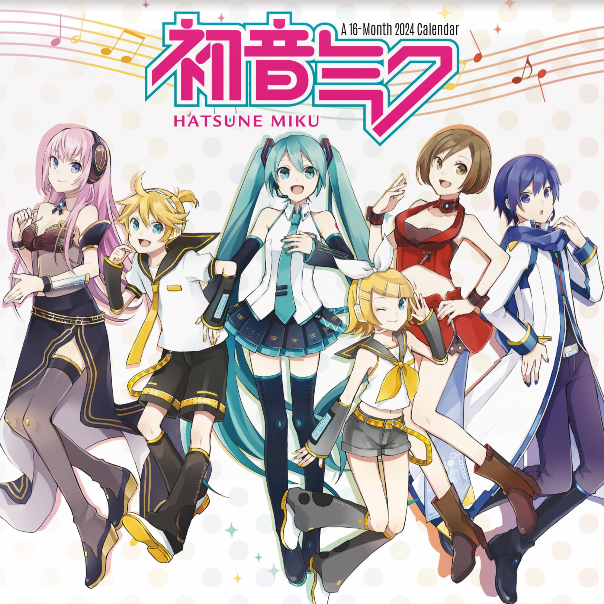 Trends International 2025 Hatsune Miku Wall Calendar