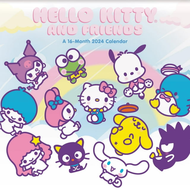 Trends International 2024 Hello Kitty Wall Calendar