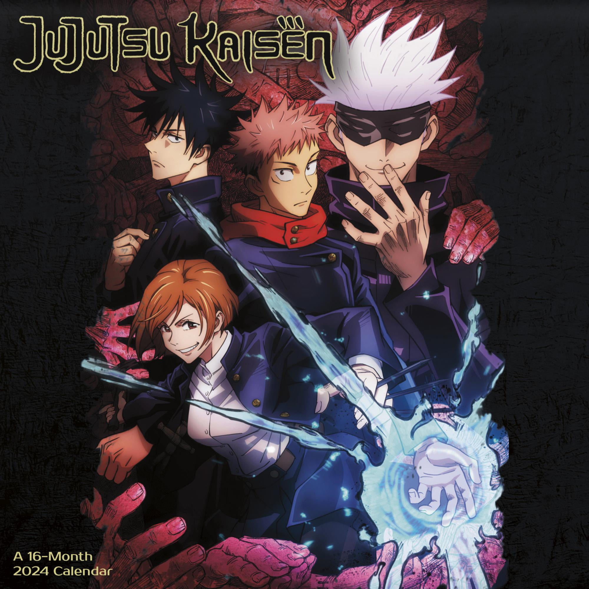 Trends International 2024 Jujutsu Kaisen Wall Calendar 