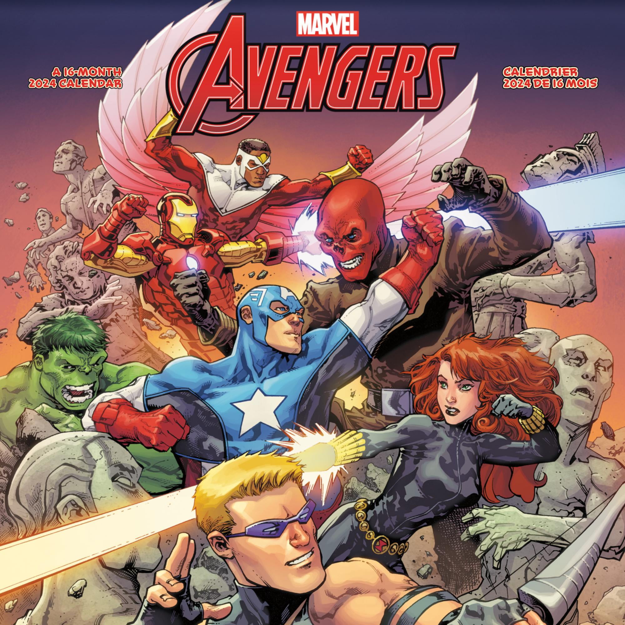 Trends International 2024 Marvel Avengers Wall Calendar