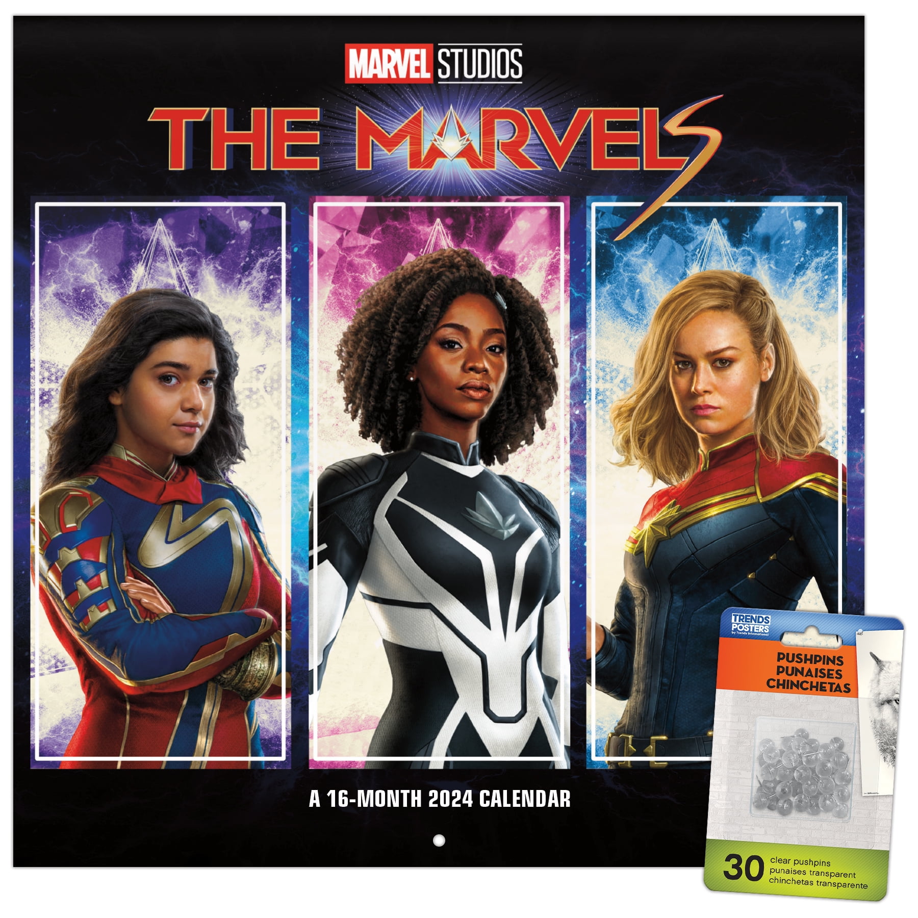 Trends International 2024 Marvel The Marvels: Captain Marvel 2 Wall ...
