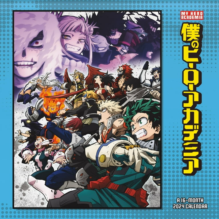 Trends International 2024 My Hero Academia Wall Calendar