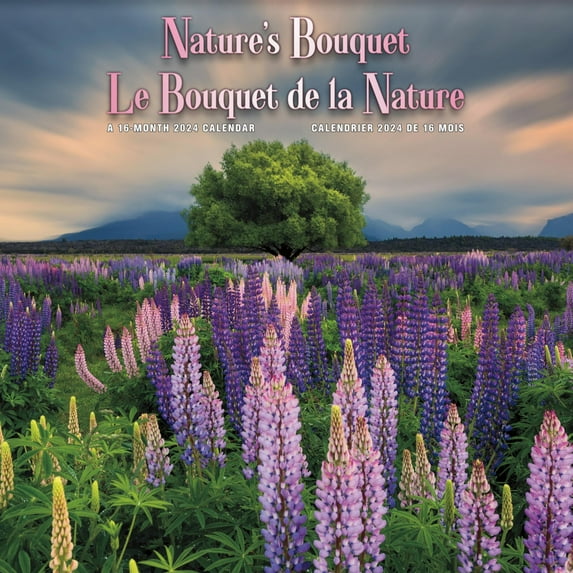 Trends International 2024 Nature's Bouquet Wall Calendar