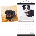 thumbnail image 1 of Trends International 2024 Puppies Wall Calendar & Magnetic Frame, 1 of 8