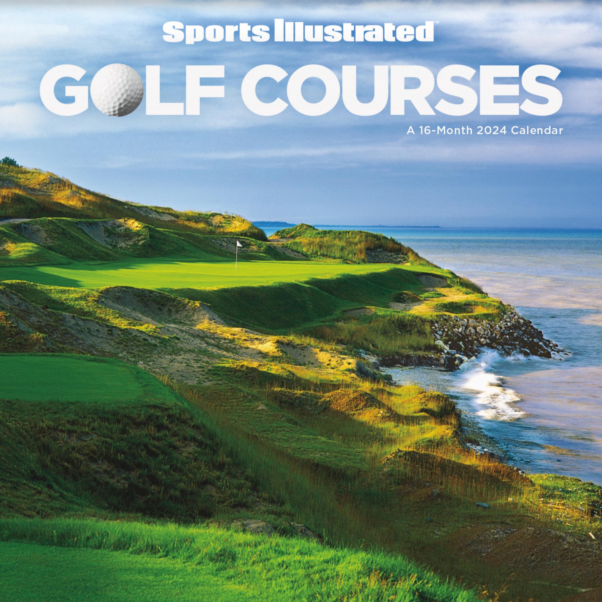 Trends International 2024 Sports Illustrated Golf Courses Wall Calendar