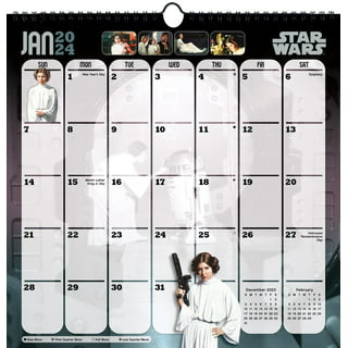 Anime - 2024 wall calendar, Star Wars Calendario da parete