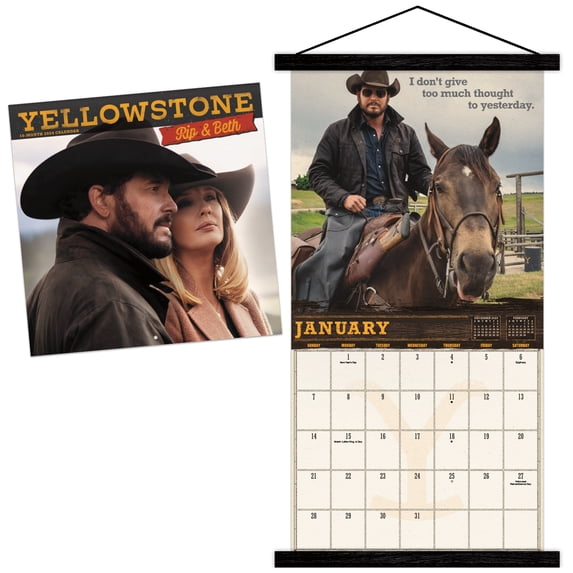 Trends International 2024 Yellowstone - Rip & Beth Wall Calendar ...