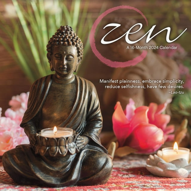 Trends International 2024 Zen Mini Wall Calendar