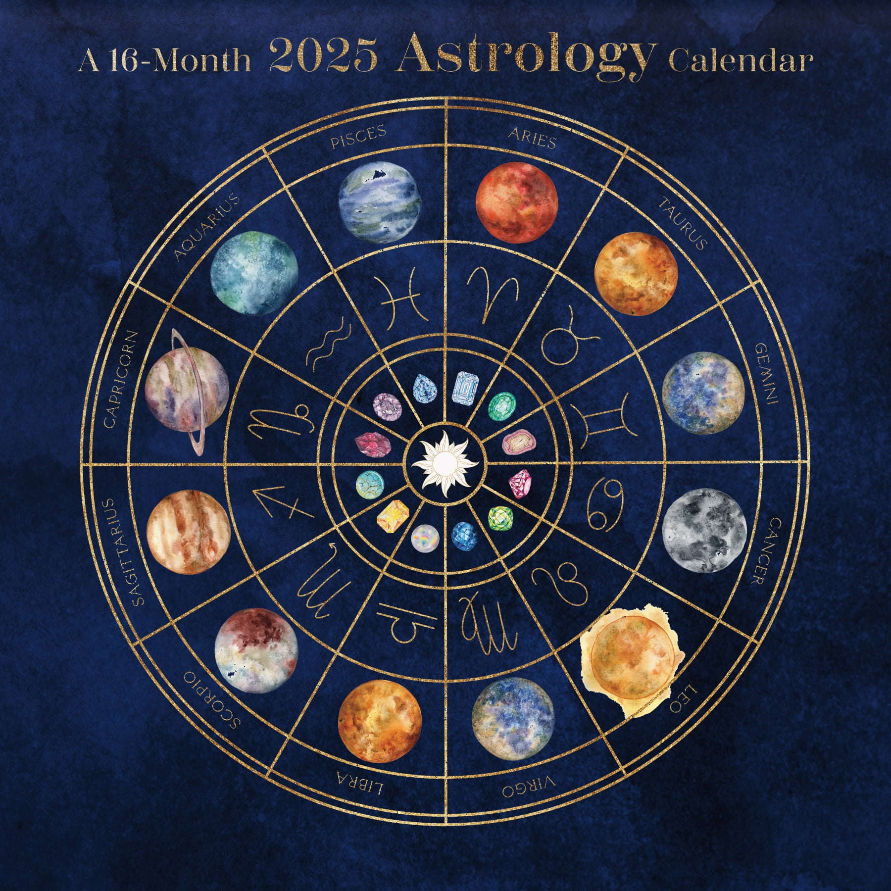 Trends International 2025 Astrology Mini Wall Calendar