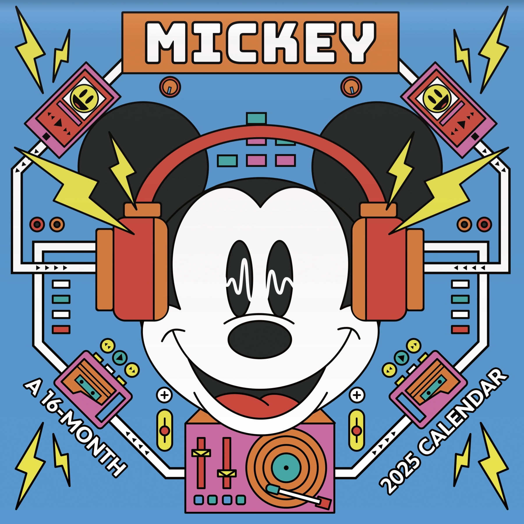 Trends International 2025 Disney Mickey Mouse Wall Calendar