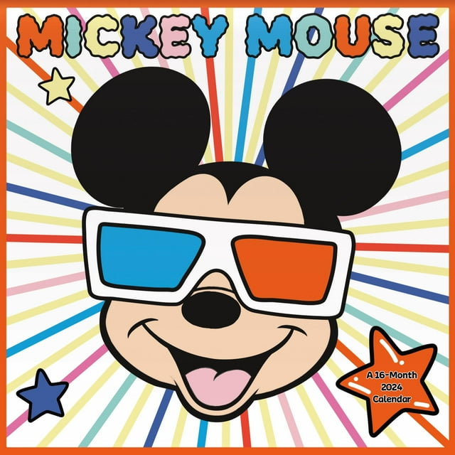 Trends International 2025 Disney Mickey Mouse Wall Calendar