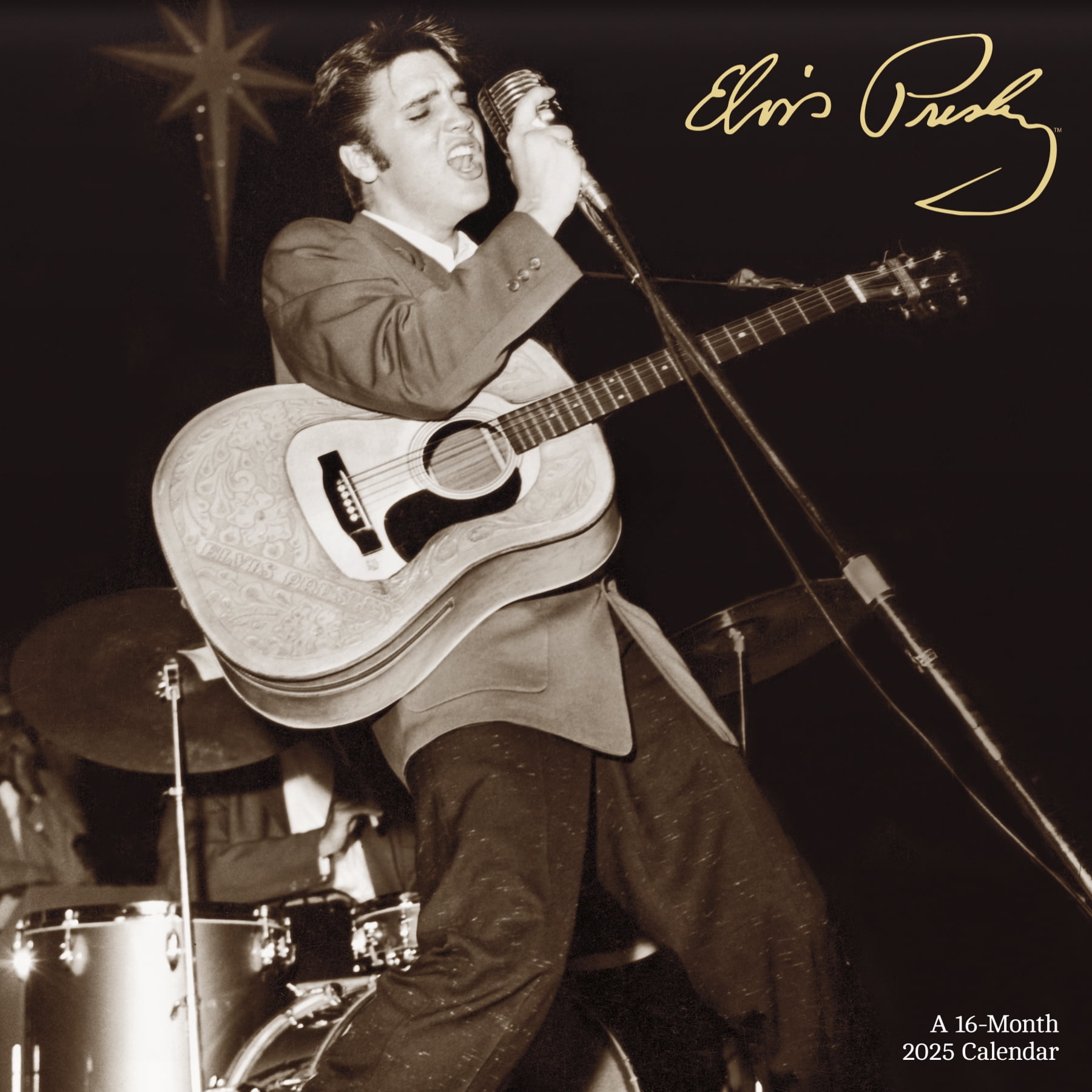 2025 Elvis Presley Wall Calendar by Trends International Iconic