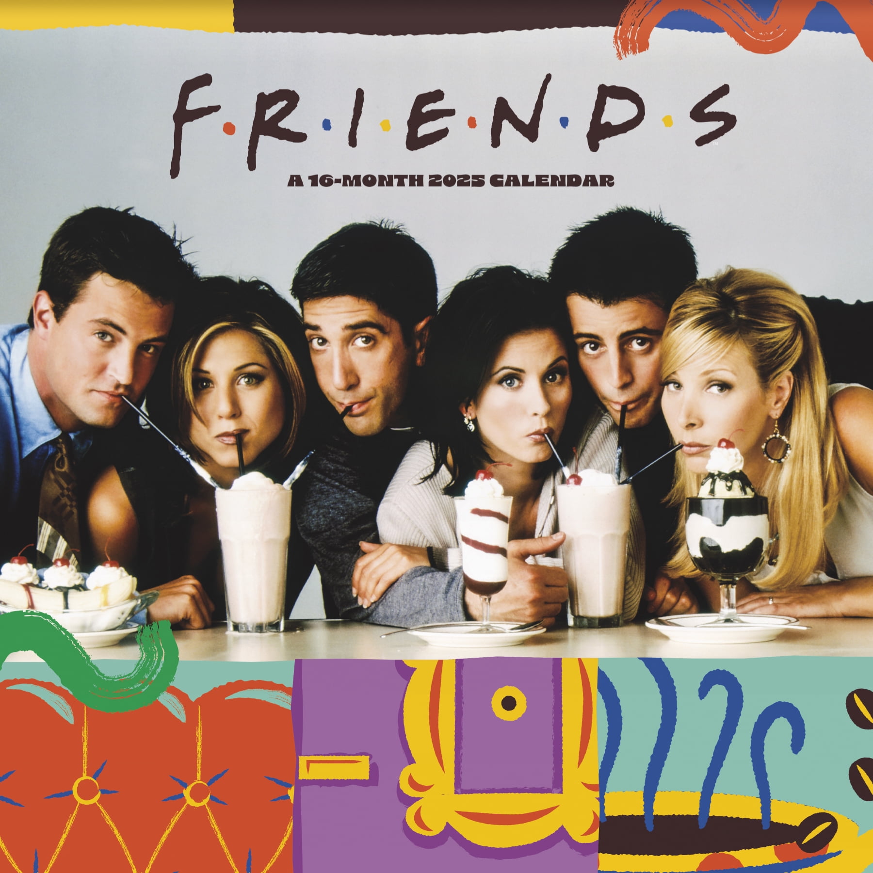 Trends International 2025 Friends Wall Calendar