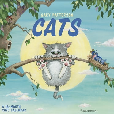 Trends International, Gary Patterson Cats 2025 Wall Calendar - Walmart.com